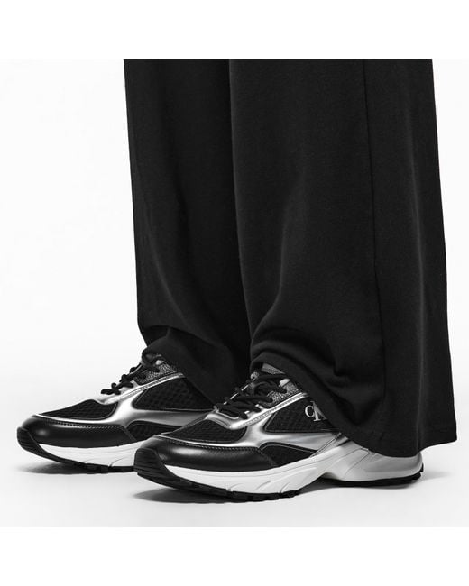 Calvin Klein Black Ck L Hike Runner Chunky Trainers
