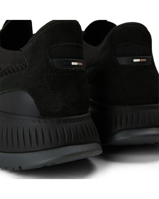 Boss Black Ttnm Evo Trainers With Signature Detailing for men