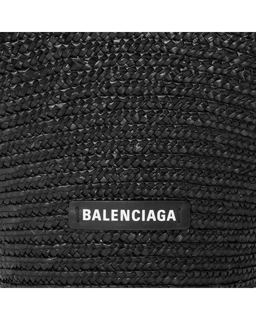 Balenciaga Black Medium Beach Tote Bag