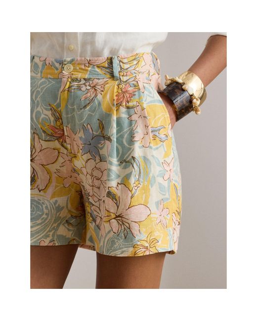 Ralph Lauren Yellow Tailored Shorts