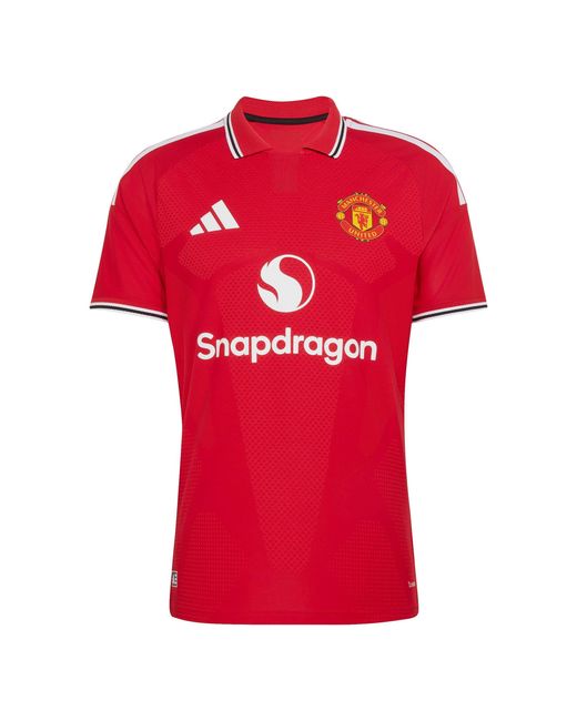 Adidas Red Manchester United Authentic Home Shirt 2026/27 for men