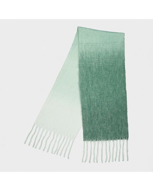 Pieces Green Midweight Scarf