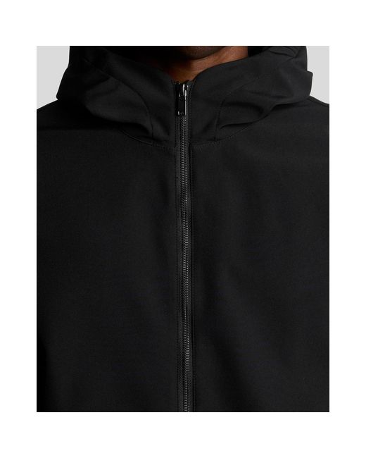 Lyle & Scott Black T Jacket Softshell Jacket for men