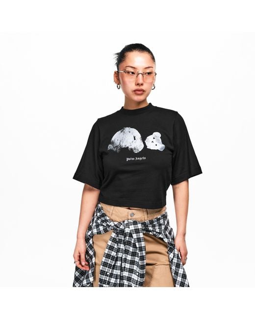 Palm Angels Black Kil Bear Oversized T-Shirt
