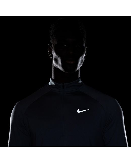 Nike Blue Stride Half Zip Top for men