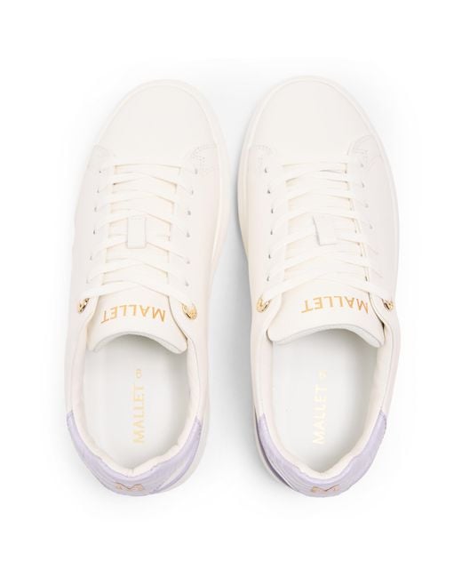 Mallet White Low-Top Trainers