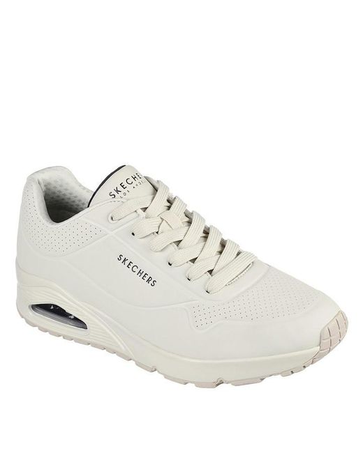 Skechers White Uno Stand On Air Trainers for men
