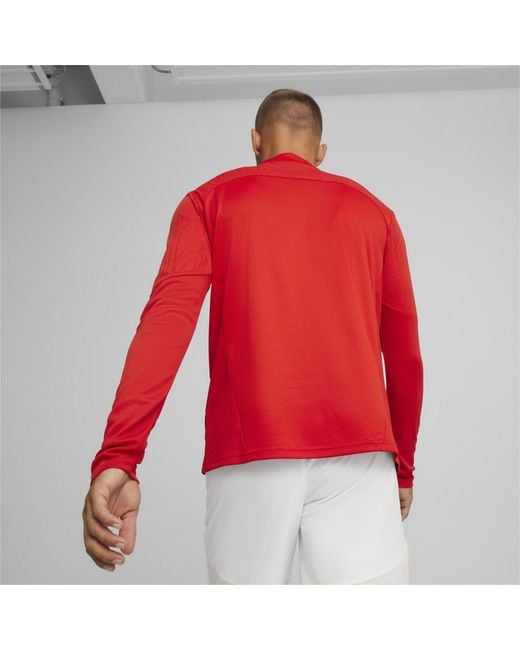 PUMA Red Teamfinal Training 1/4-Zip Fleece for men