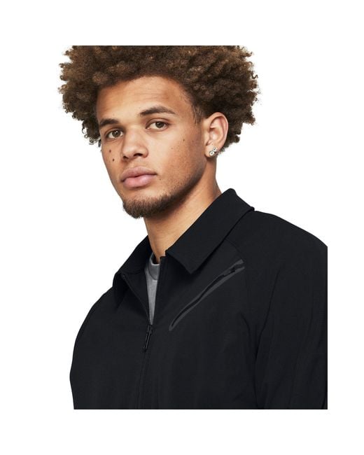 Under Armour Blue Vented Midweight Bomber Jacket for men