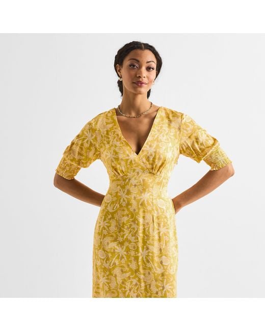 Never Fully Dressed Metallic May Satin Dress