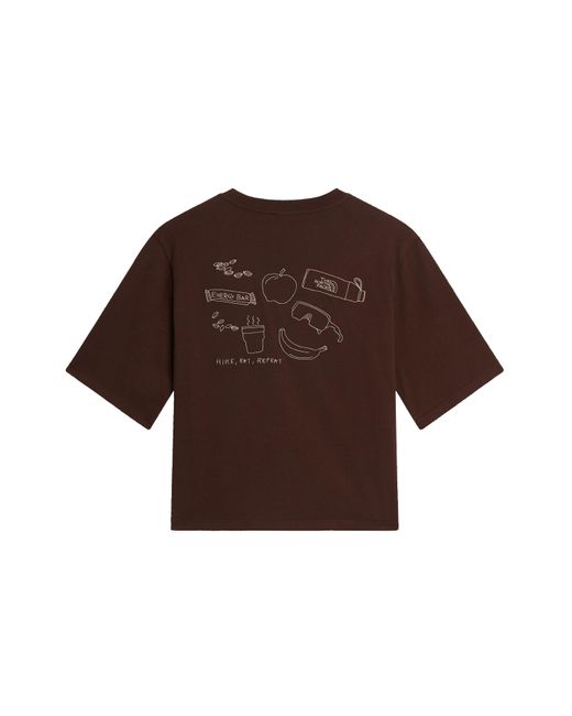 The North Face Brown Tnf Hike Picnic Boxy Graphic Tee