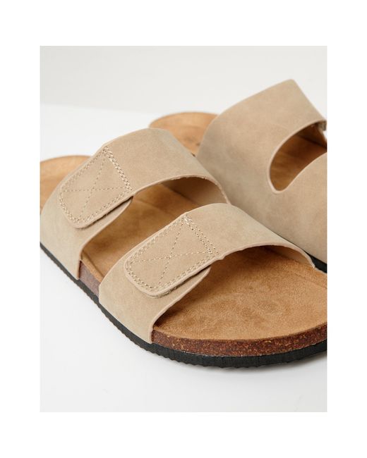 Threadbare Natural Artemis Flat Sandal for men