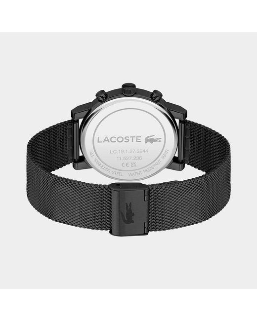 Lacoste Black Replay Multifunction Watch for men