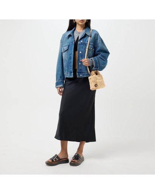 Dune Black Latelys Platform Sandals