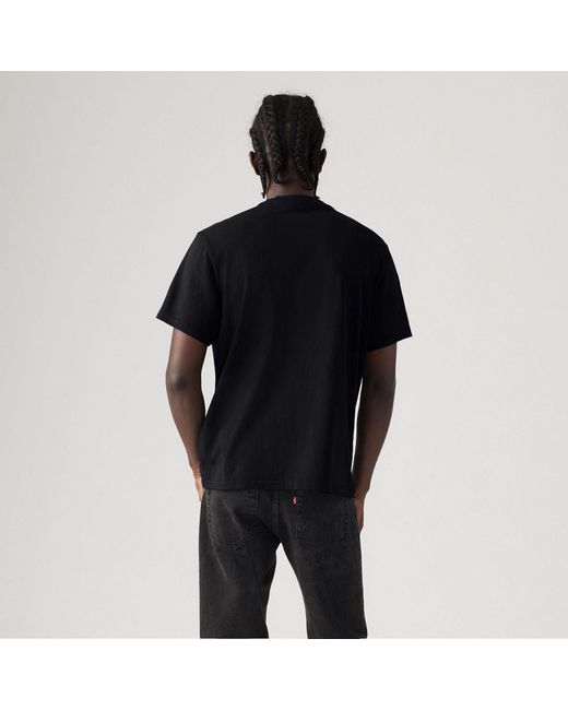 Levi's Black Relaxed Boxtab T-Shirt for men