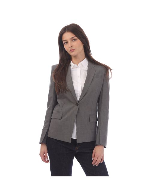 Boss Gray Janeri Suit Jacket