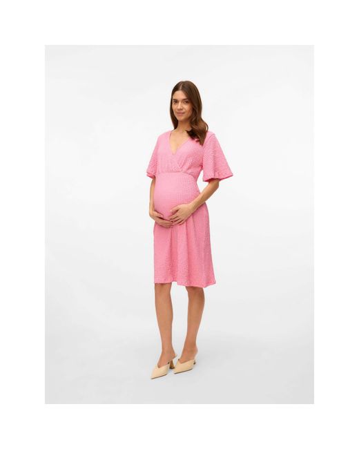 Mama.licious Pink Mama Tess Jrs Mini Dress