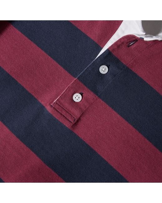 GOOD AMERICAN Blue Good Cropped Rugby P Ld64