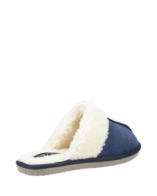 Hush Puppies Blue Arianna Mule Slippers