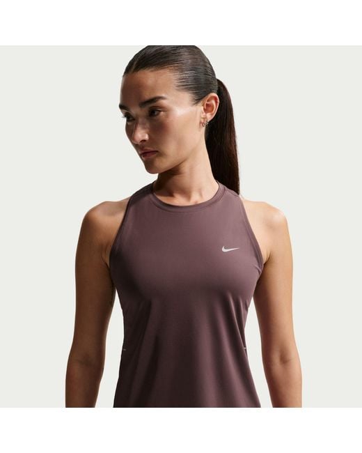 Nike Purple Swift Dri-Fit Running Tank Top