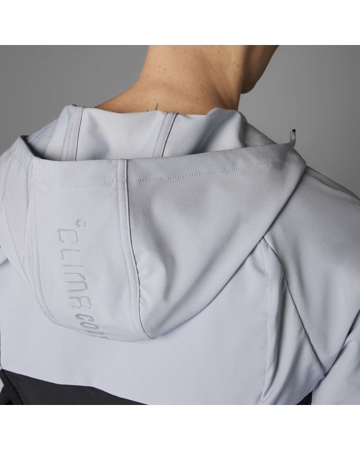 Adidas Blue Climacool Tech Apparel Track Top for men