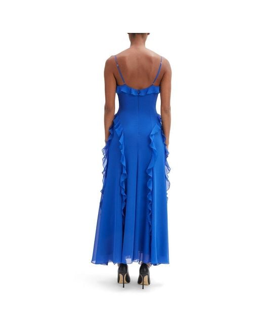 Bardot Blue Veris Strappy Maxi Dress