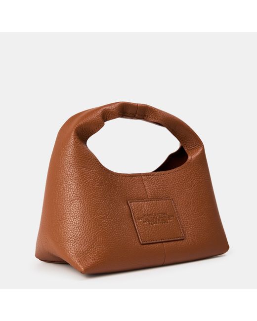 Marc Jacobs Brown The Mini Sack Handbag