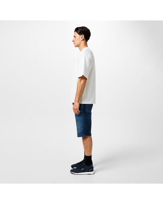 Boss Blue Titanium Runn Knit Trainers for men