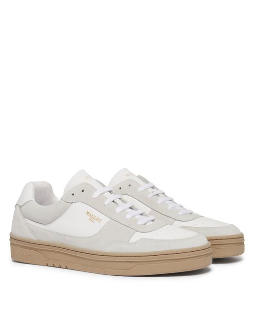 Mallet White Bennet Trainers for men