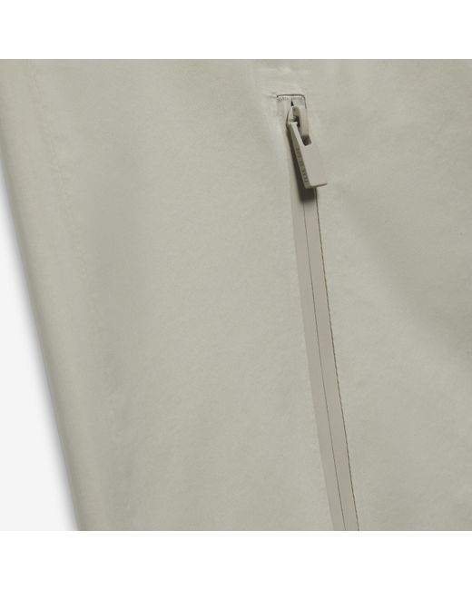 Adidas Gray Solid Patterned Zipped Pocket Woven Cuff Parka Coat for men