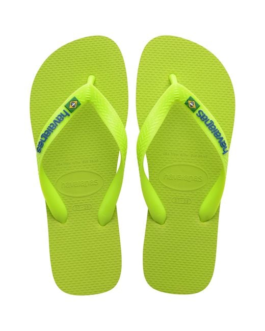 Havaianas Green Brasil Flip Flops for men