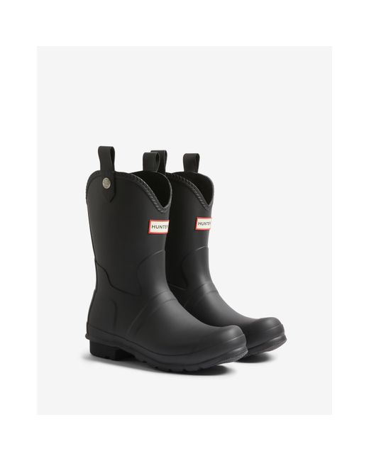 Hunter Black Wellingtons