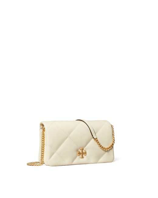 Tory Burch Natural Wallet On Chain