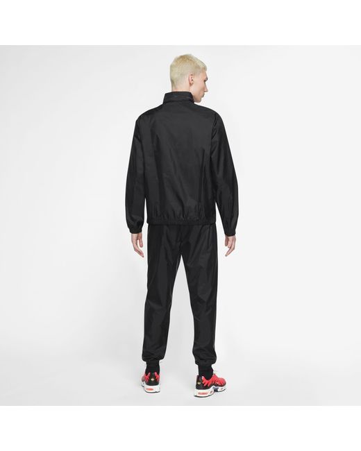 Nike Black Sportswear Club Lined Woven Track Suit for men