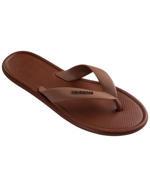 Havaianas Brown Puffed Up Flip Flops