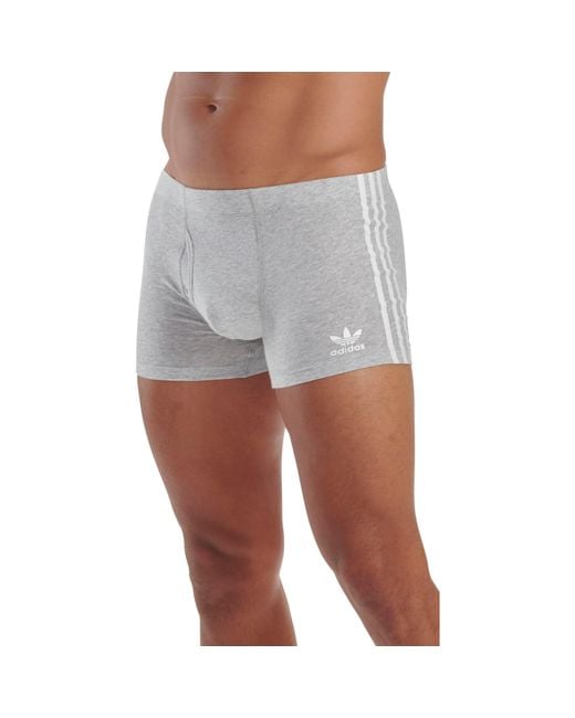 Adidas Originals White Originals 3-Pack Trunk for men