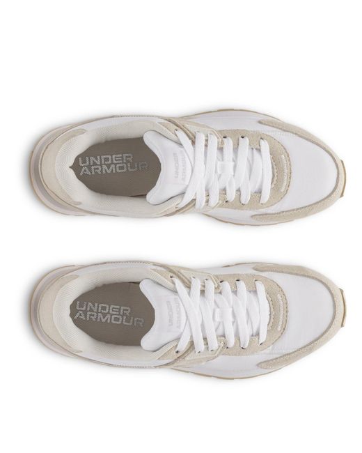 Under Armour White Essential Runner