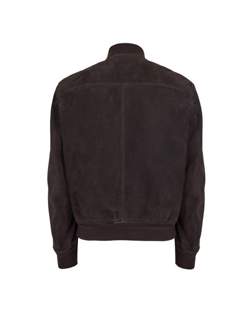 Tom Ford Black Light Suede Bomber for men