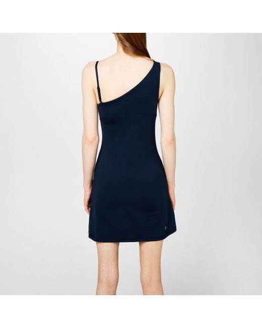 Sweaty Betty Blue Asymmetric Dress