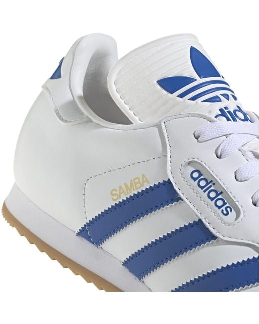 Adidas Blue Samba Super Trainers for men