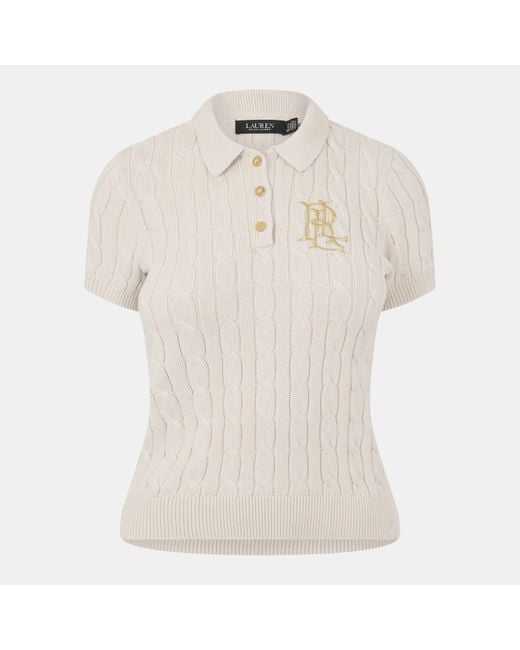 Ralph Lauren Natural Knitted Top