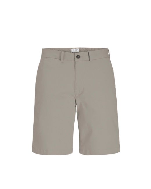Jack & Jones Gray Chino Shorts for men