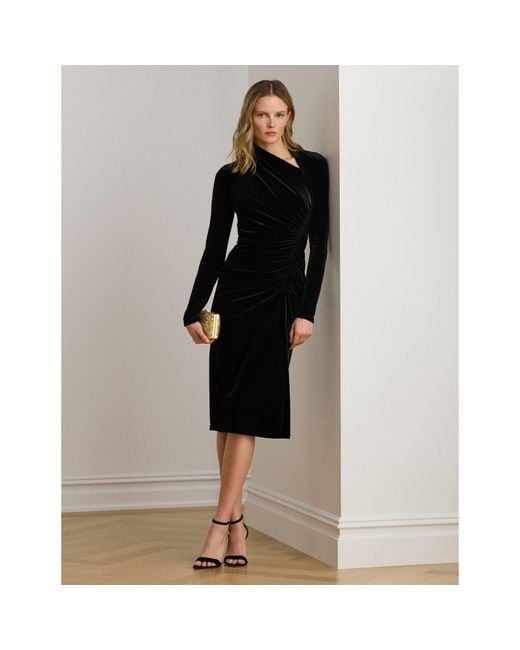 Ralph Lauren Black Felrad A Line Dress
