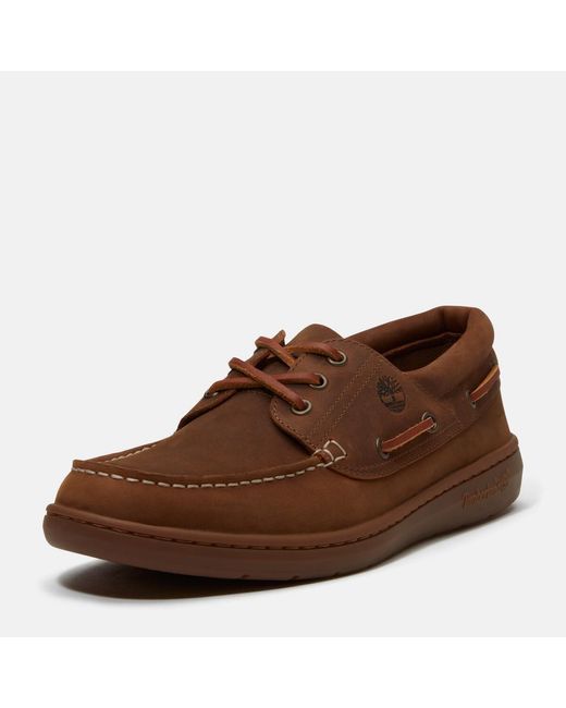 Timberland Brown Boat Shoes for men