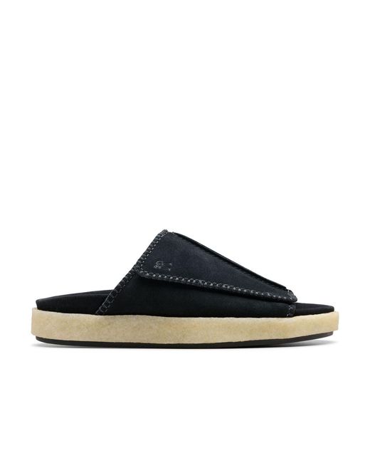 Clarks Blue Overleigh Sliders for men