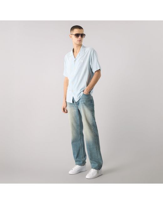 Pretty Green Blue Plain Short-Sleeve Regular Fit T-Shirt for men