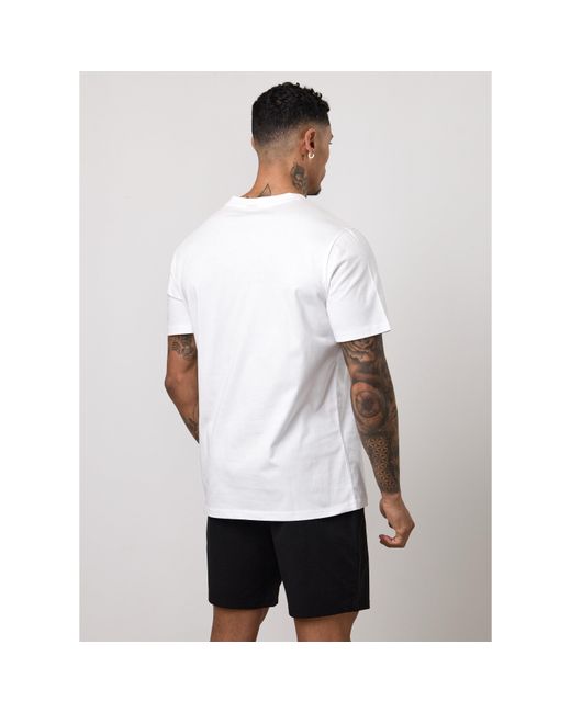 Gym King White Victory Jersey Tee for men