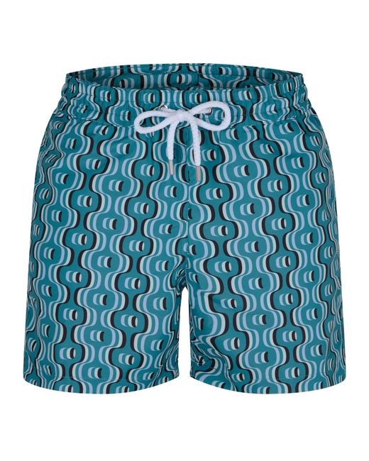 Frescobol Carioca Blue Camada Swim Shorts for men