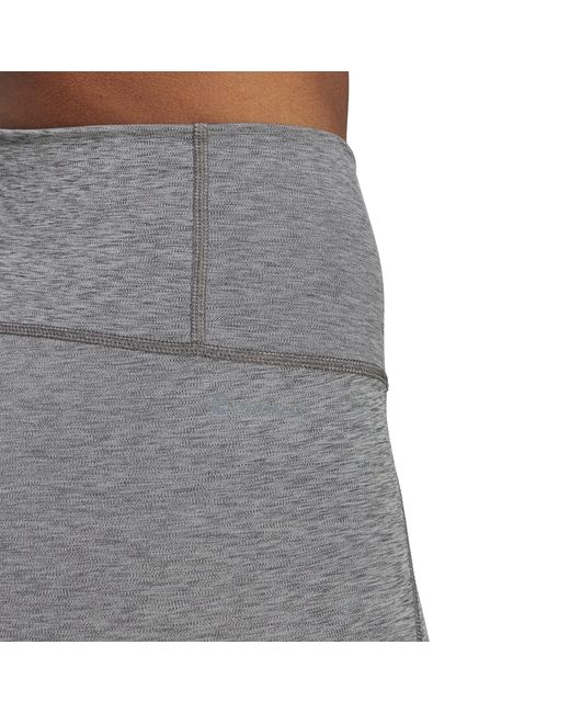 Adidas Gray High Wasited Logo 7/8 Tights