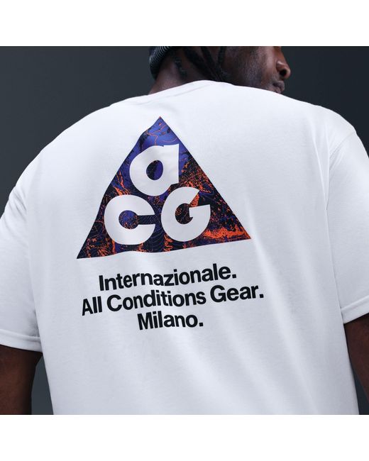 Nike White Inter Milan Licensed Short Sleeve T-Shirt for men